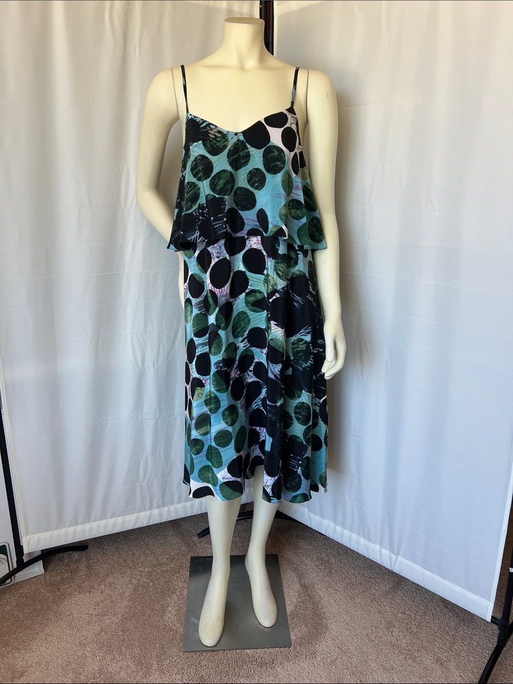 Tracy Reese Silk Polka Dot Dress